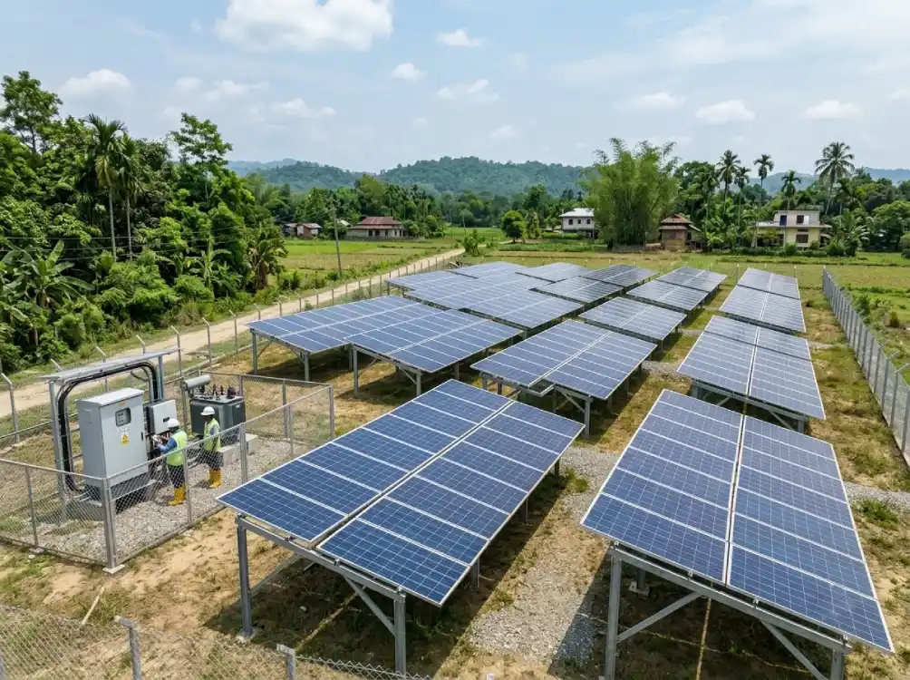 25kW industrial solar power plant in Palashbari Kamrup